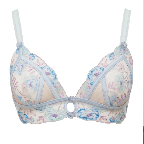 ~ SOLD ~ For Love and Lemons Sorbet Rose 2pc Bralette & Cheeky Panty Set - Picture 8 of 10